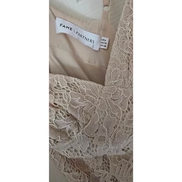 New Anthropologie BHLDN Fame and Partners Charlotte Lace Maxi Dress $329 Gown - Picture 8 of 8